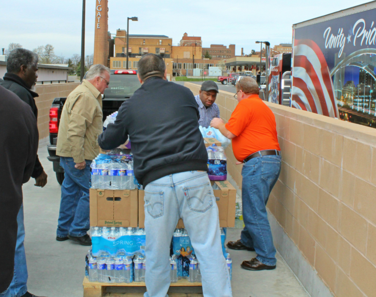 Unions unite for Flint, Michigan