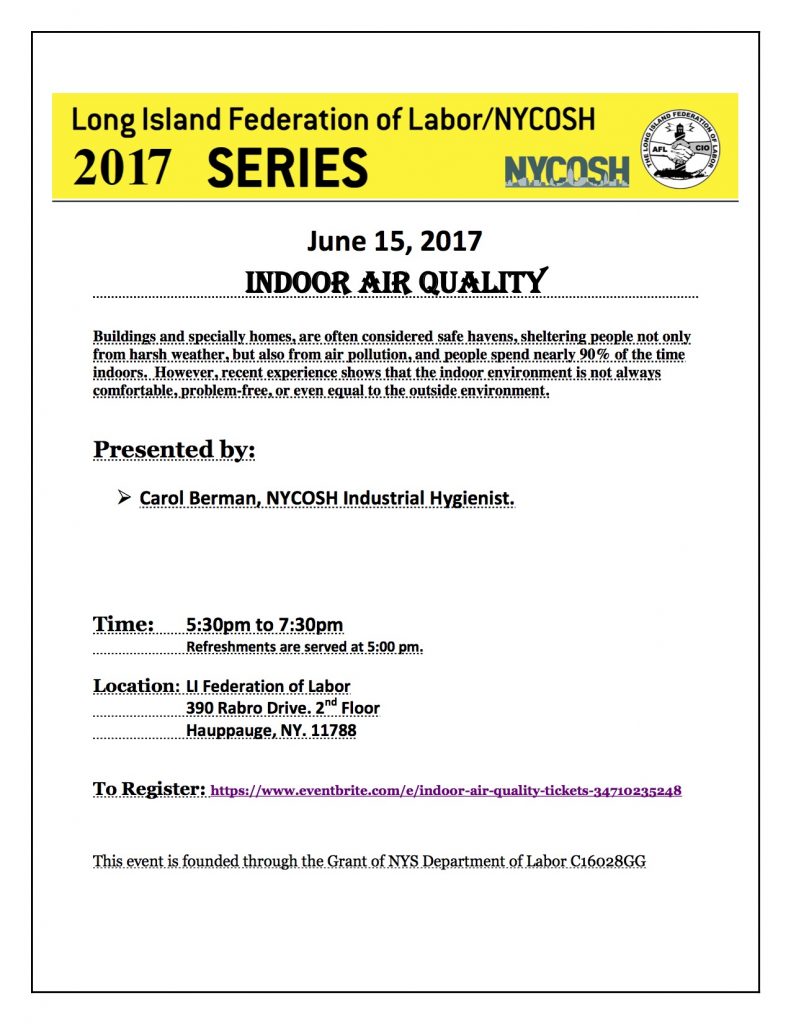 2017 Series Indoor Air Quality