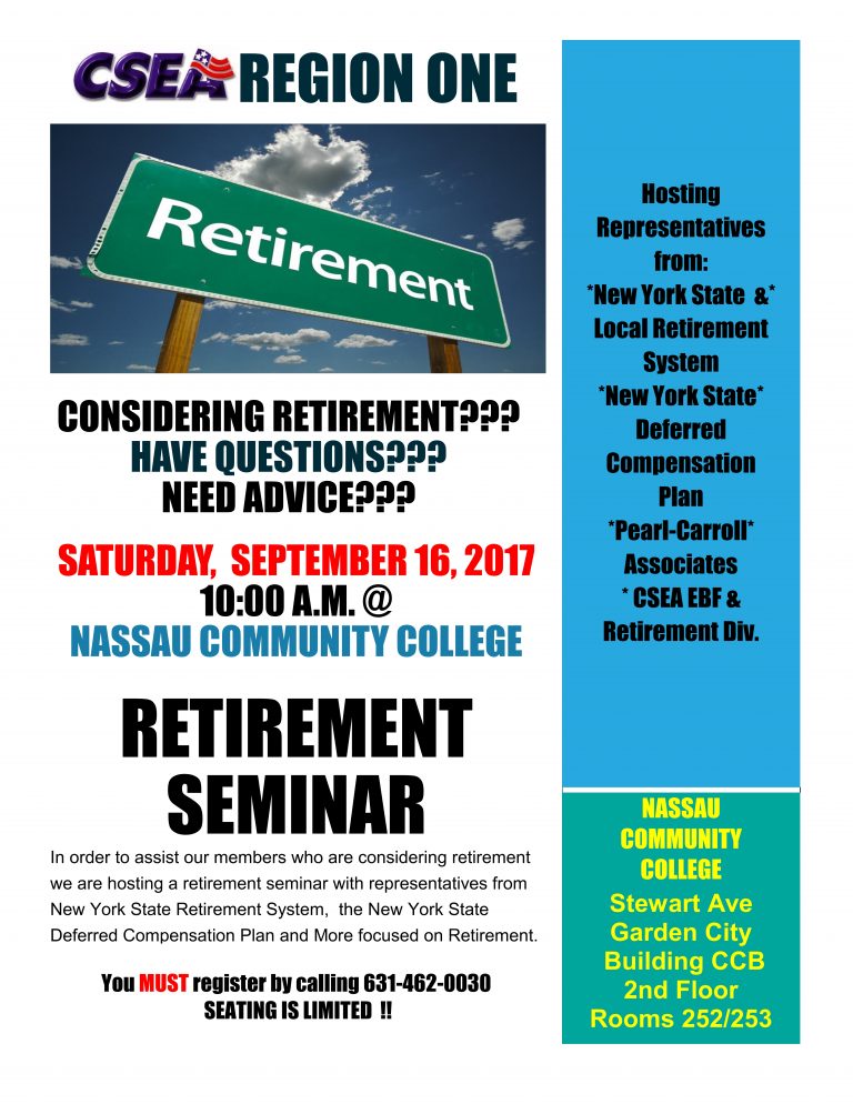 Retirement Seminar