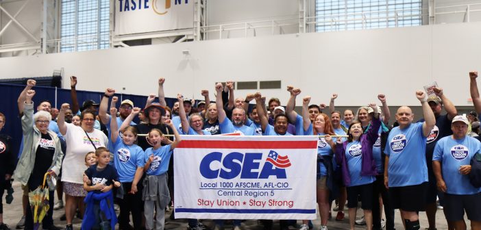 CSEA members celebrate Labor Day
