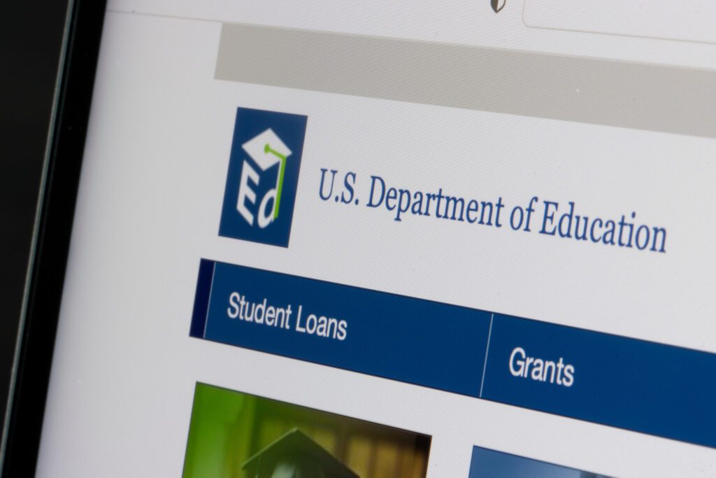 Image_of_US_Department_of_Education_website