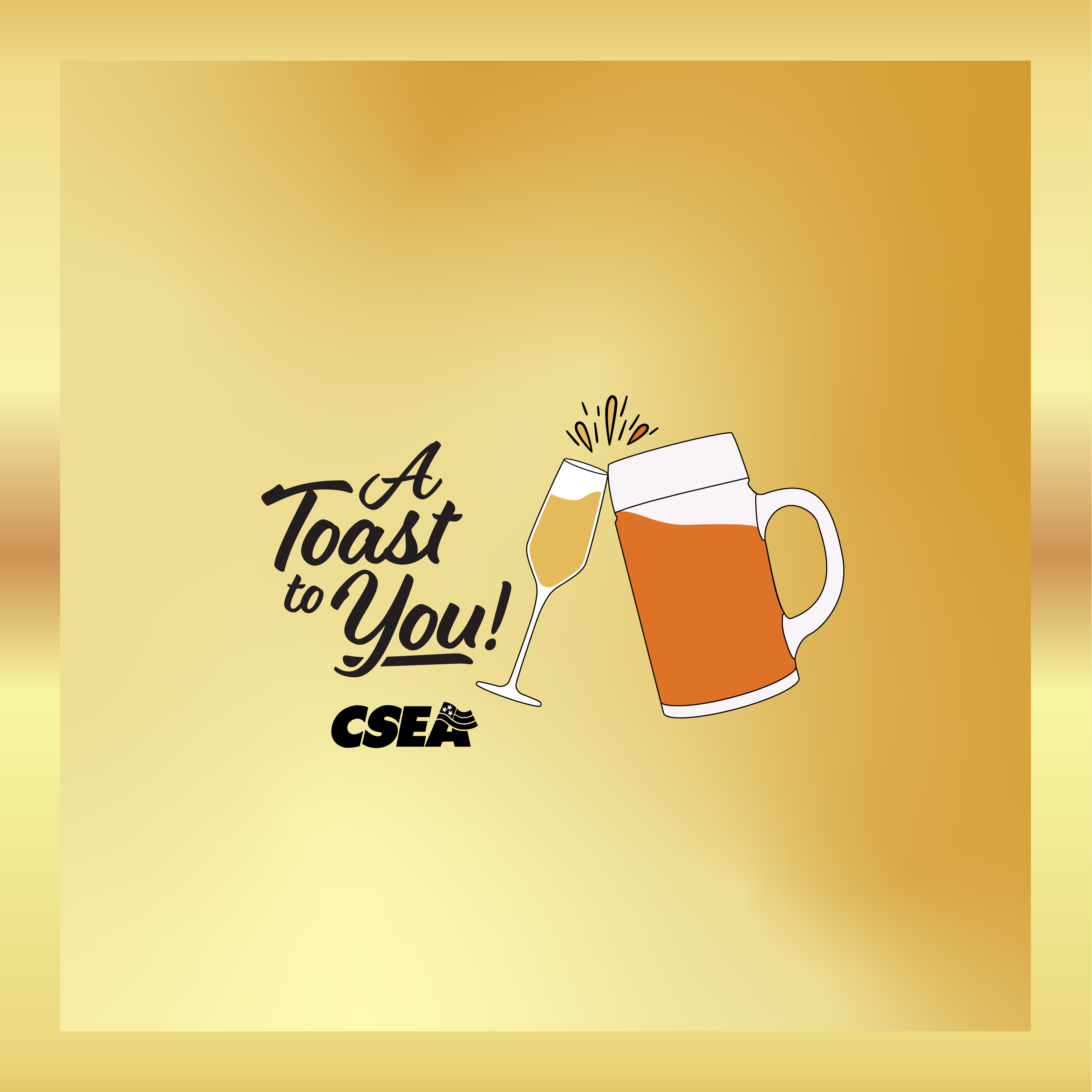 Gold_Toast_Instagram_frame