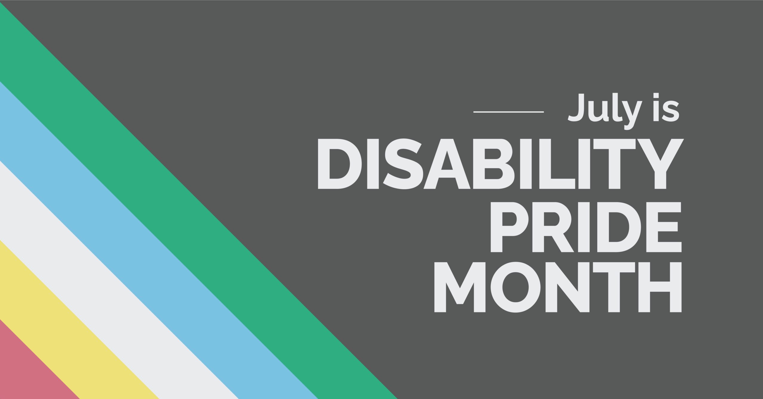 Disability Pride Month logo