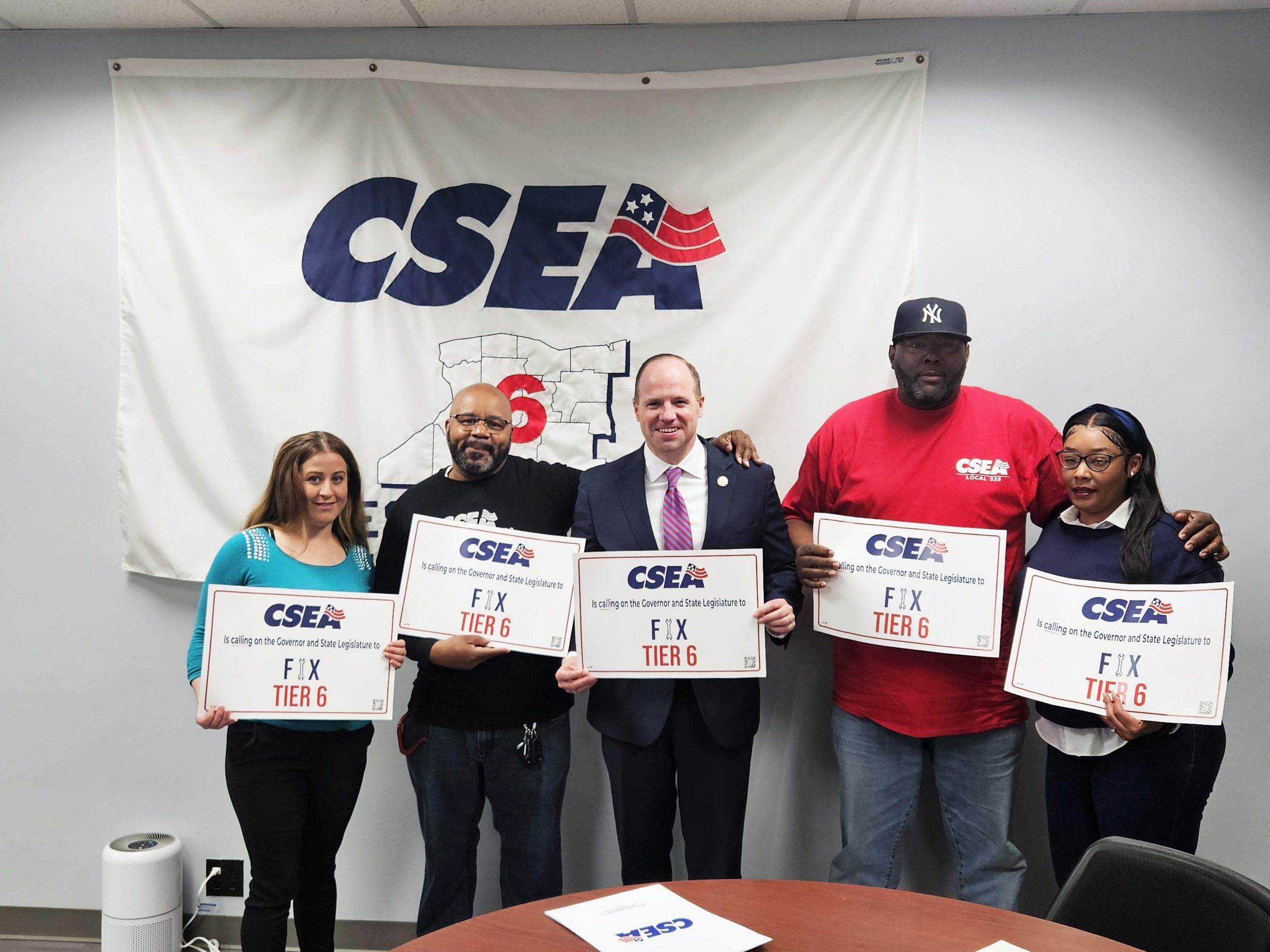 CSEA celebrates Tier 6 pension plan reform in State Budget - CSEA NY