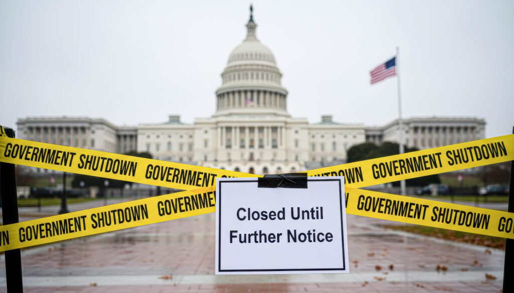 U.S. Capitol_with_yellow_tape_and_white_sign_announcing_closure